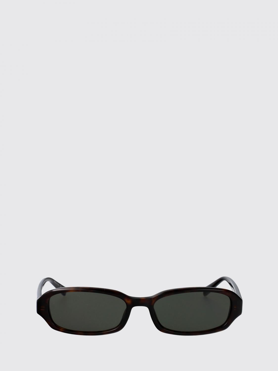 SAINT LAURENT SONNENBRILLE: Rechteckige Saint Laurent Sonnenbrille aus Acetat in Schildpattoptik mit Logo, Bunt - Img 2