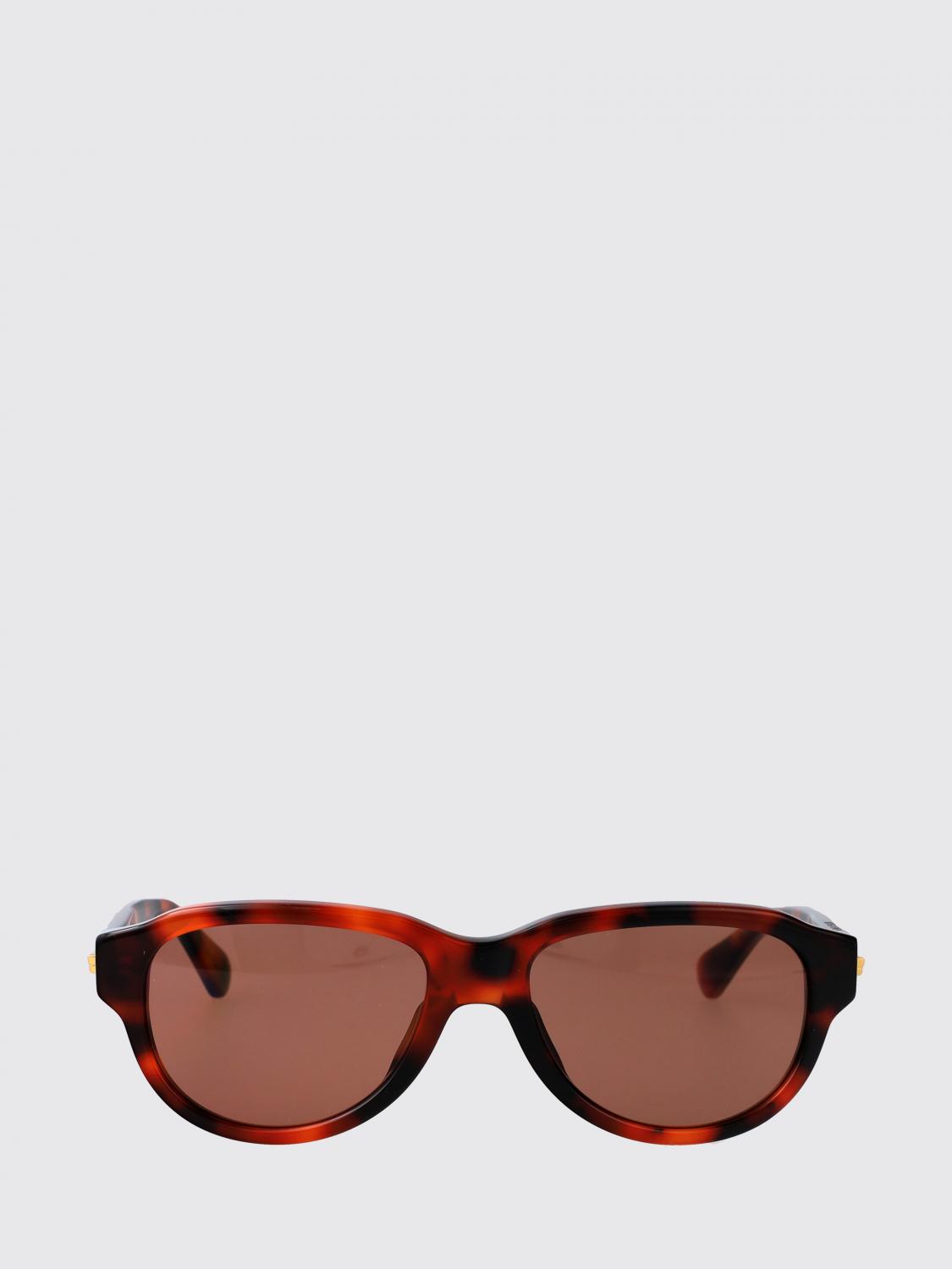 BOTTEGA VENETA OCCHIALI DA SOLE: Occhiali da sole BV1410S Bottega Veneta in acetato , Marrone - Img 1