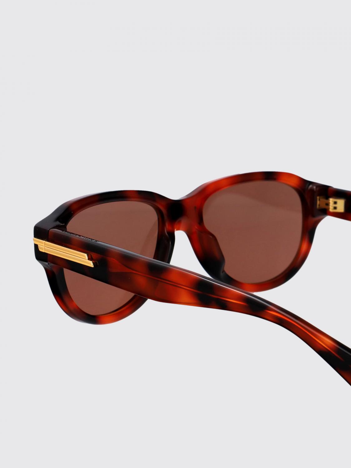 BOTTEGA VENETA OCCHIALI DA SOLE: Occhiali da sole BV1410S Bottega Veneta in acetato , Marrone - Img 4