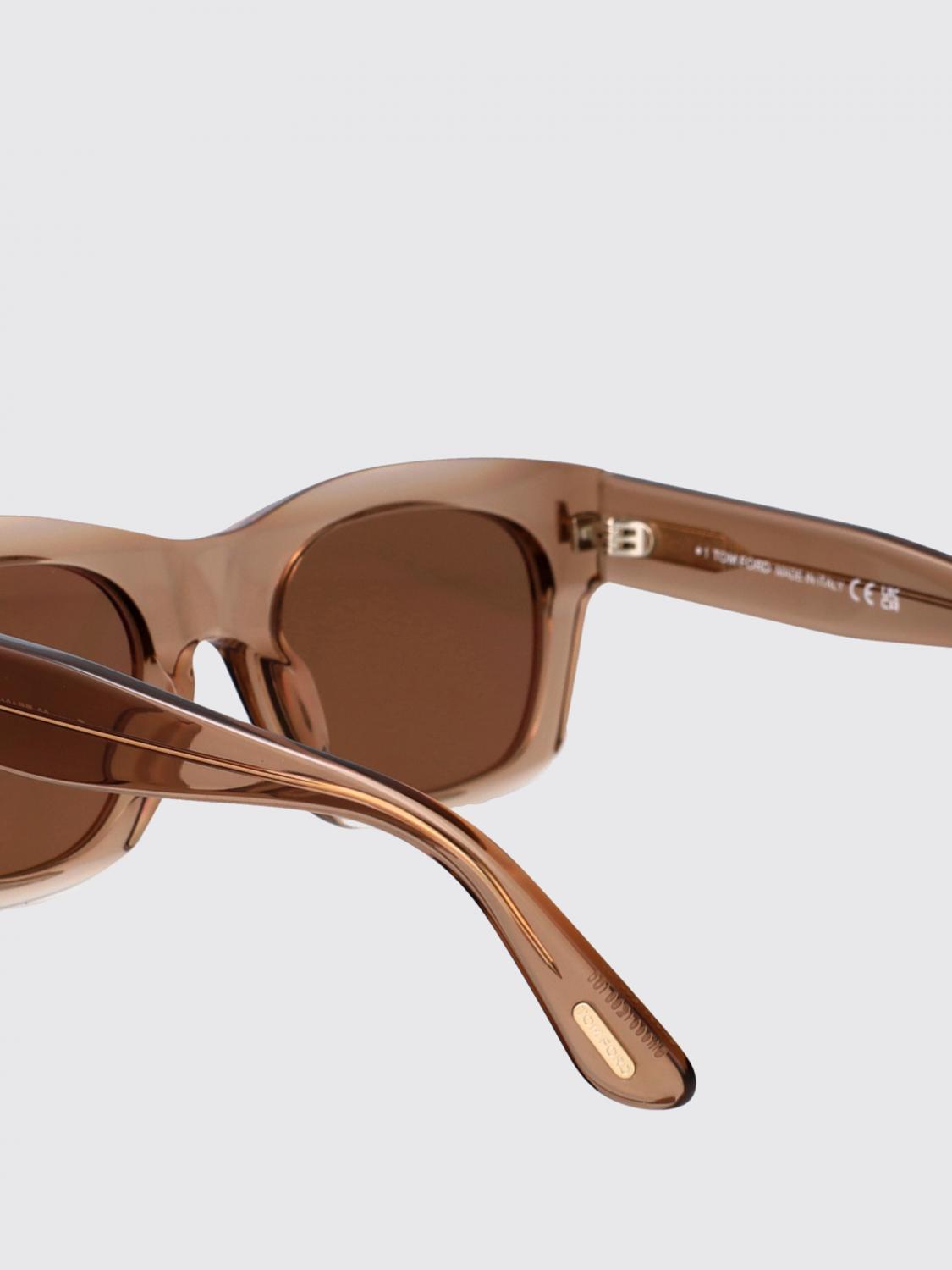 TOM FORD OCCHIALI DA SOLE: Occhiali da sole FT1314 Tom Ford in acetato , Marrone - Img 4