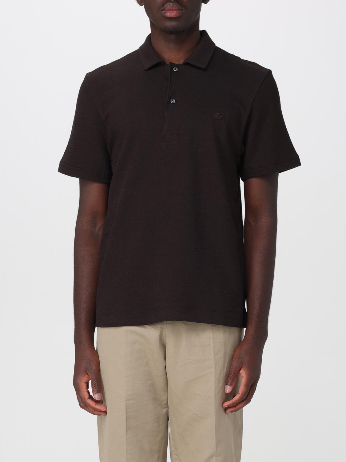 LACOSTE POLO: Polo de algodón Lacoste, Marrón - Img 1