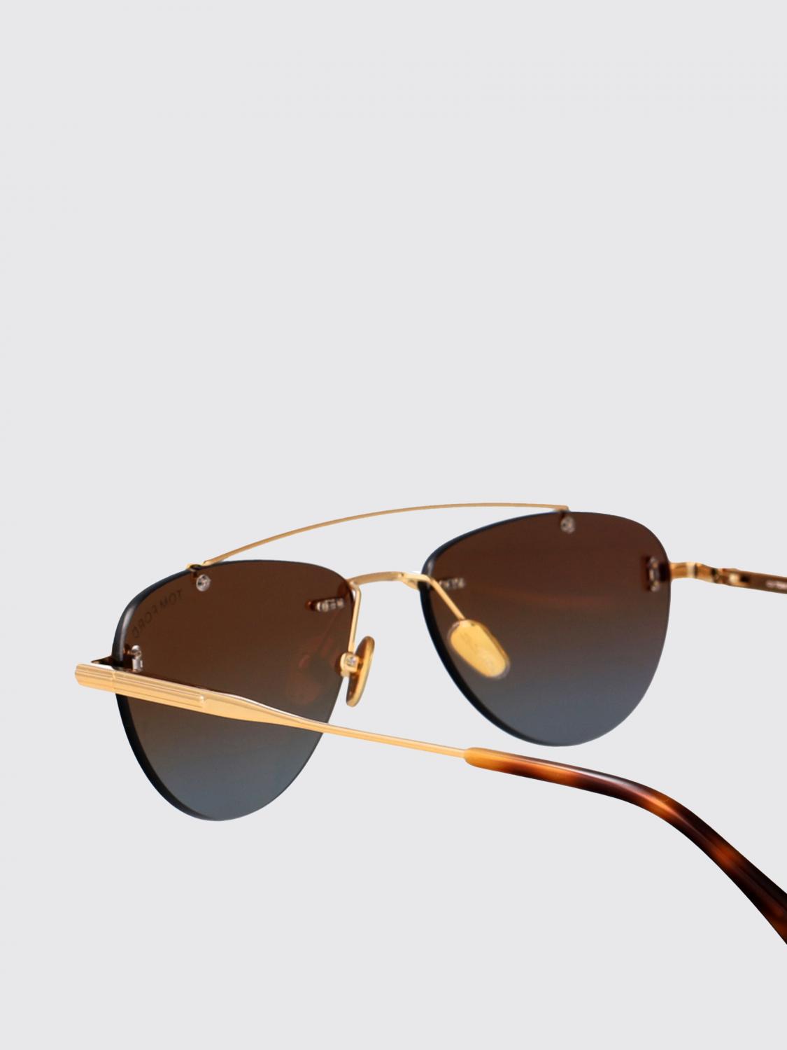 TOM FORD 선글라스: Tom Ford FT1356 메탈 선글라스, 브라운 - Img 4