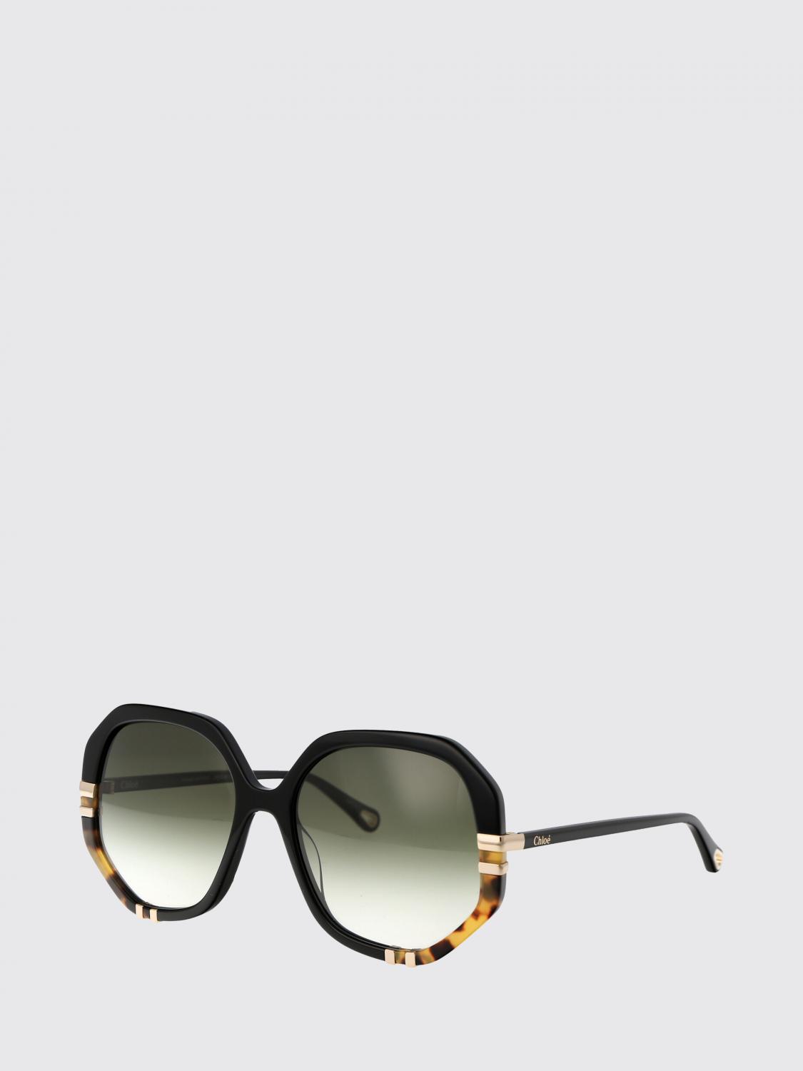 CHLOÉ OCCHIALI DA SOLE: Occhiali da sole CH0105S Chloé in acetato, Nero - Img 1