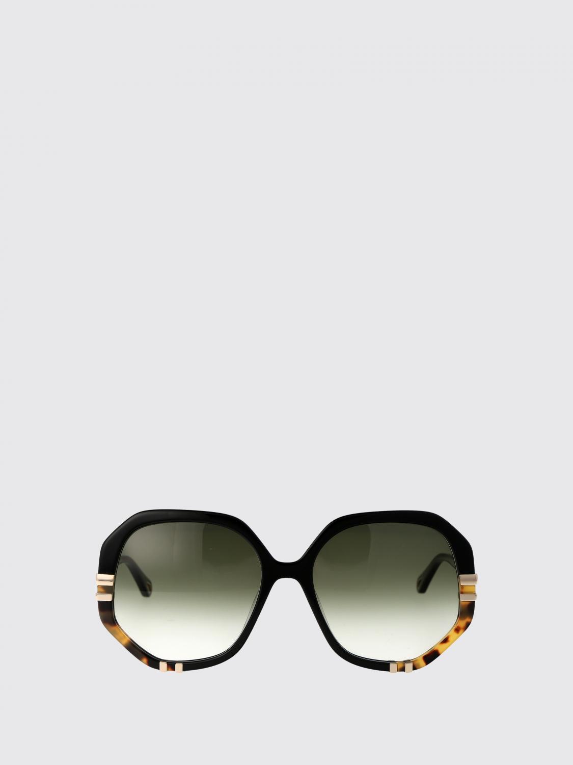 CHLOÉ OCCHIALI DA SOLE: Occhiali da sole CH0105S Chloé in acetato, Nero - Img 2
