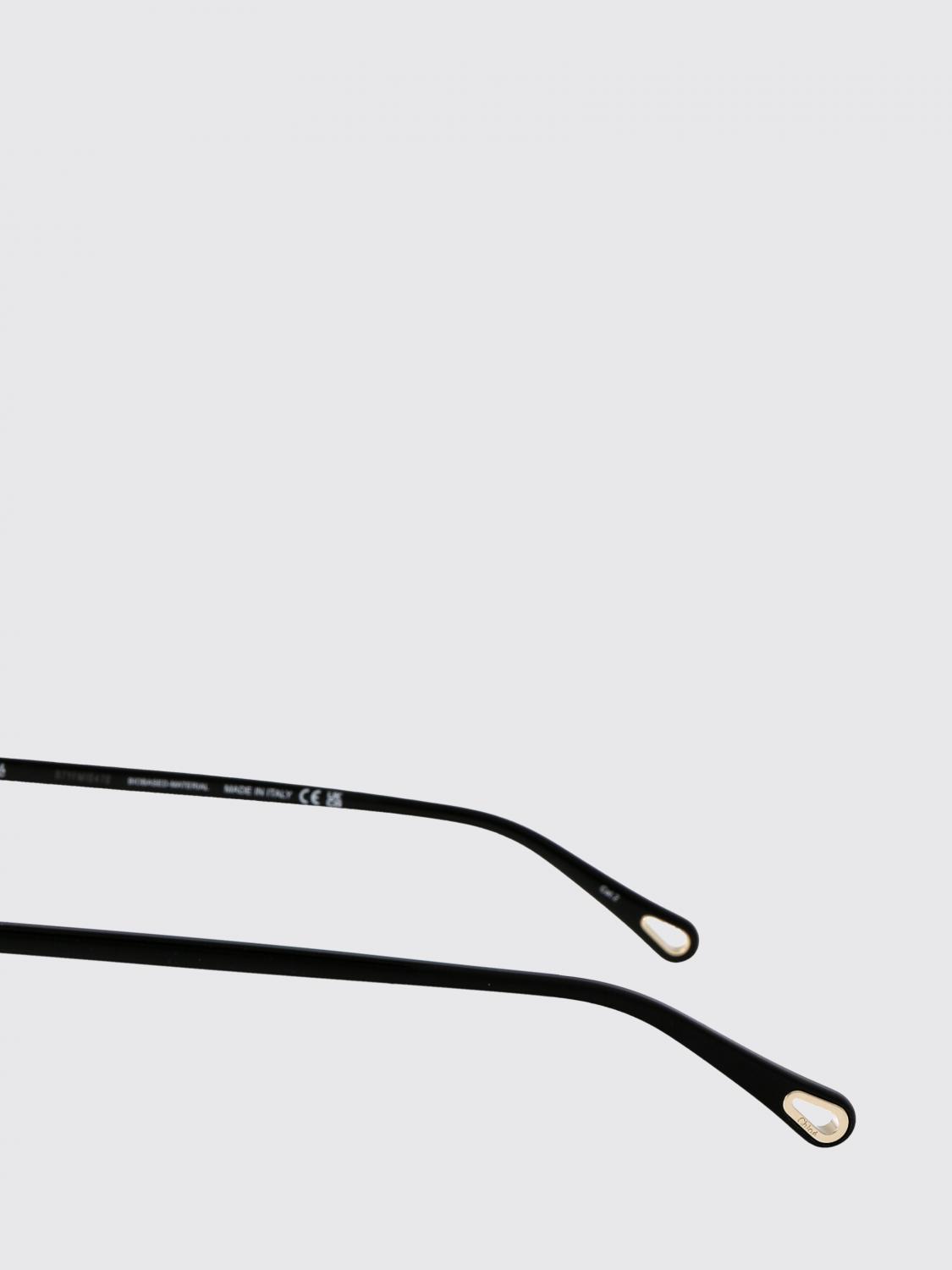 CHLOÉ OCCHIALI DA SOLE: Occhiali da sole CH0105S Chloé in acetato, Nero - Img 3