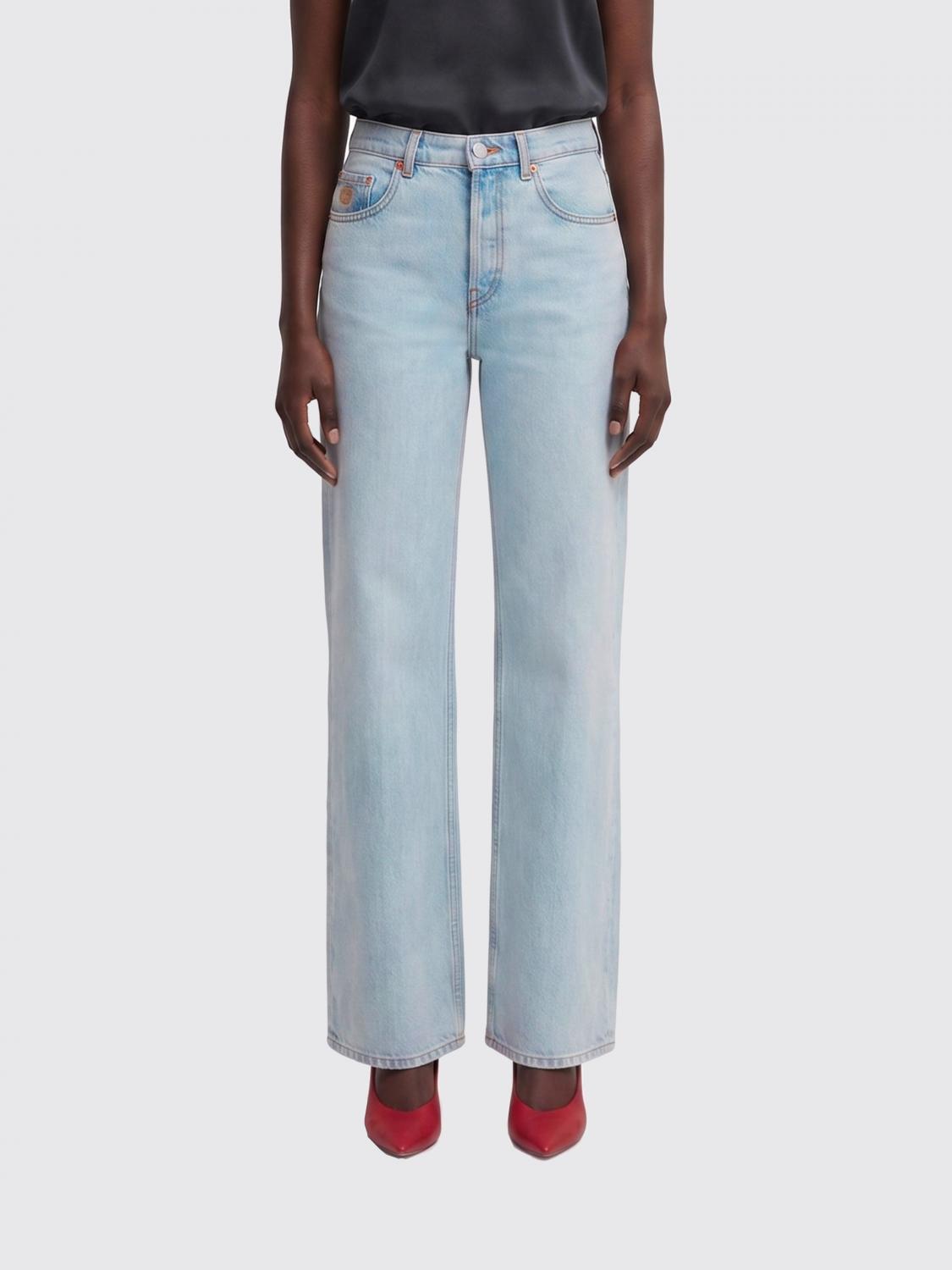 BLAZÉ MILANO JEANS: Pantaloni straight Blazé Milano in denim , Ghiaccio - Img 1