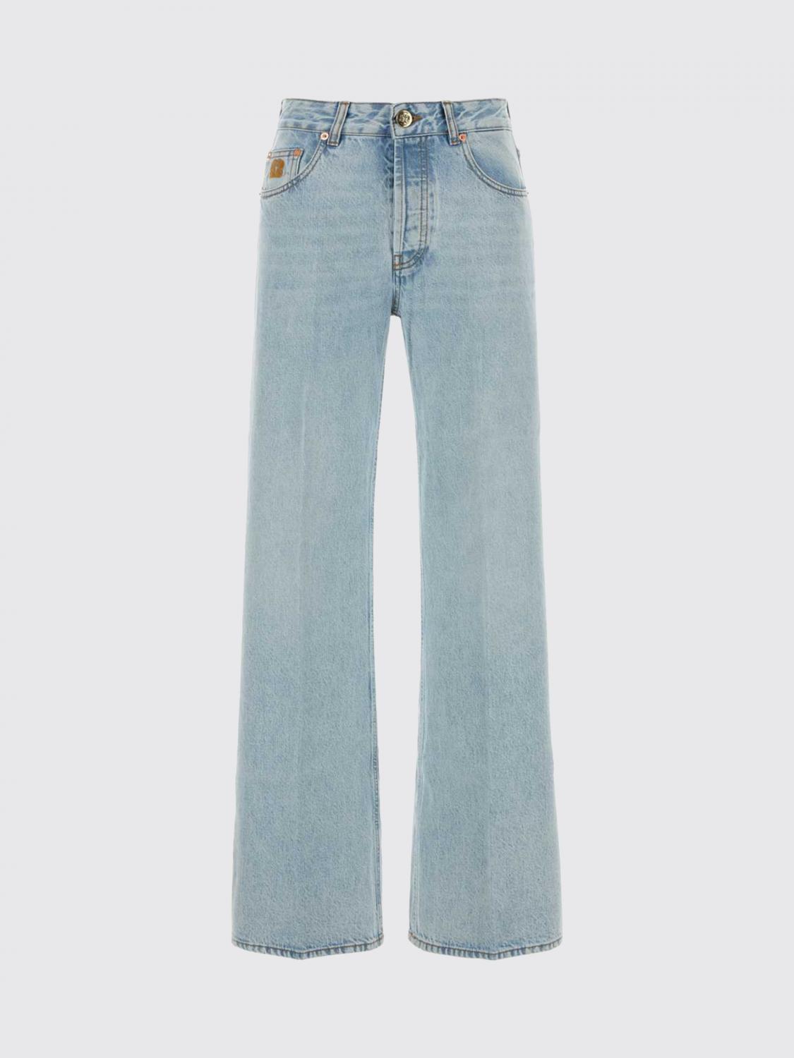 BLAZÉ MILANO JEANS: Pantaloni straight Blazé Milano in denim , Ghiaccio - Img 2