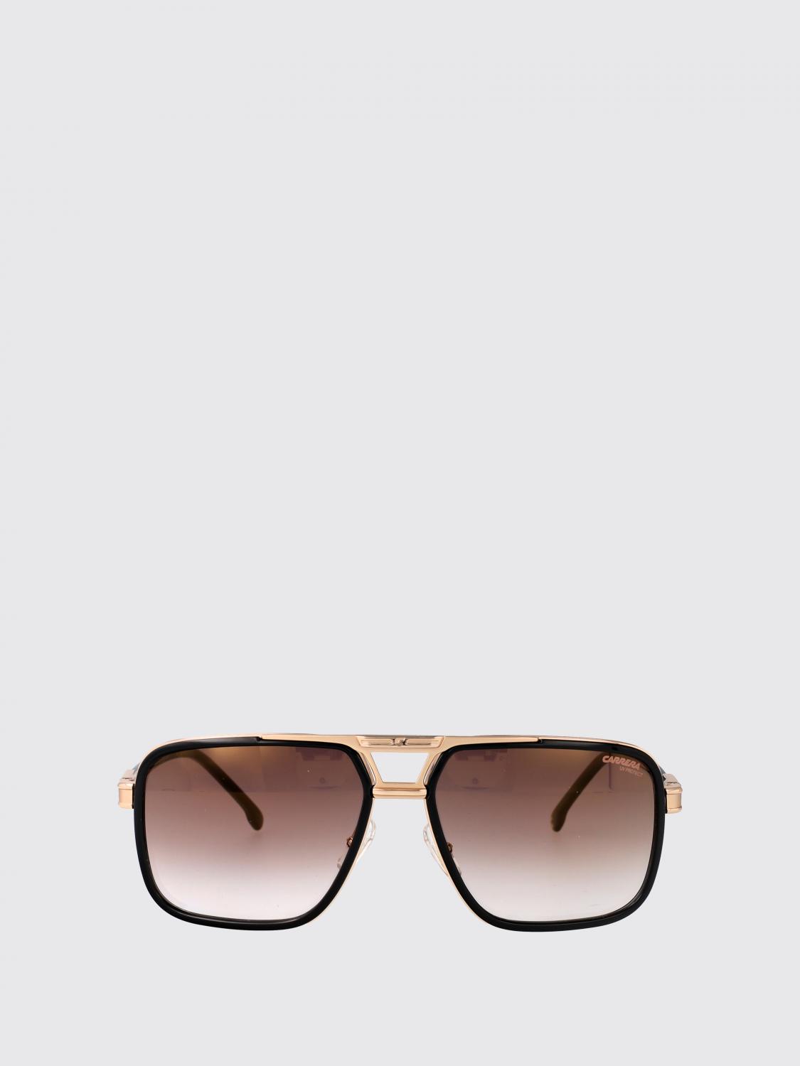 CARRERA LUNETTES DE SOLEIL: Lunettes de soleil aviateur rectangulaires Carrera avec double pont en métal, Noir - Img 2