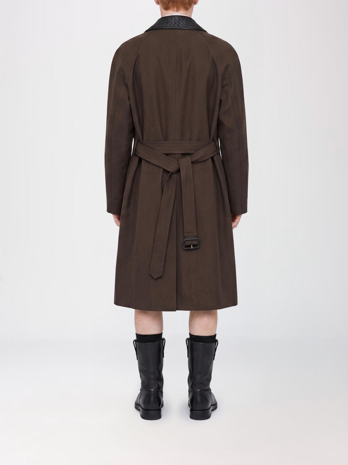 BOTTEGA VENETA 재킷: 코트 남성 Bottega Veneta, 브라운 - Img 2