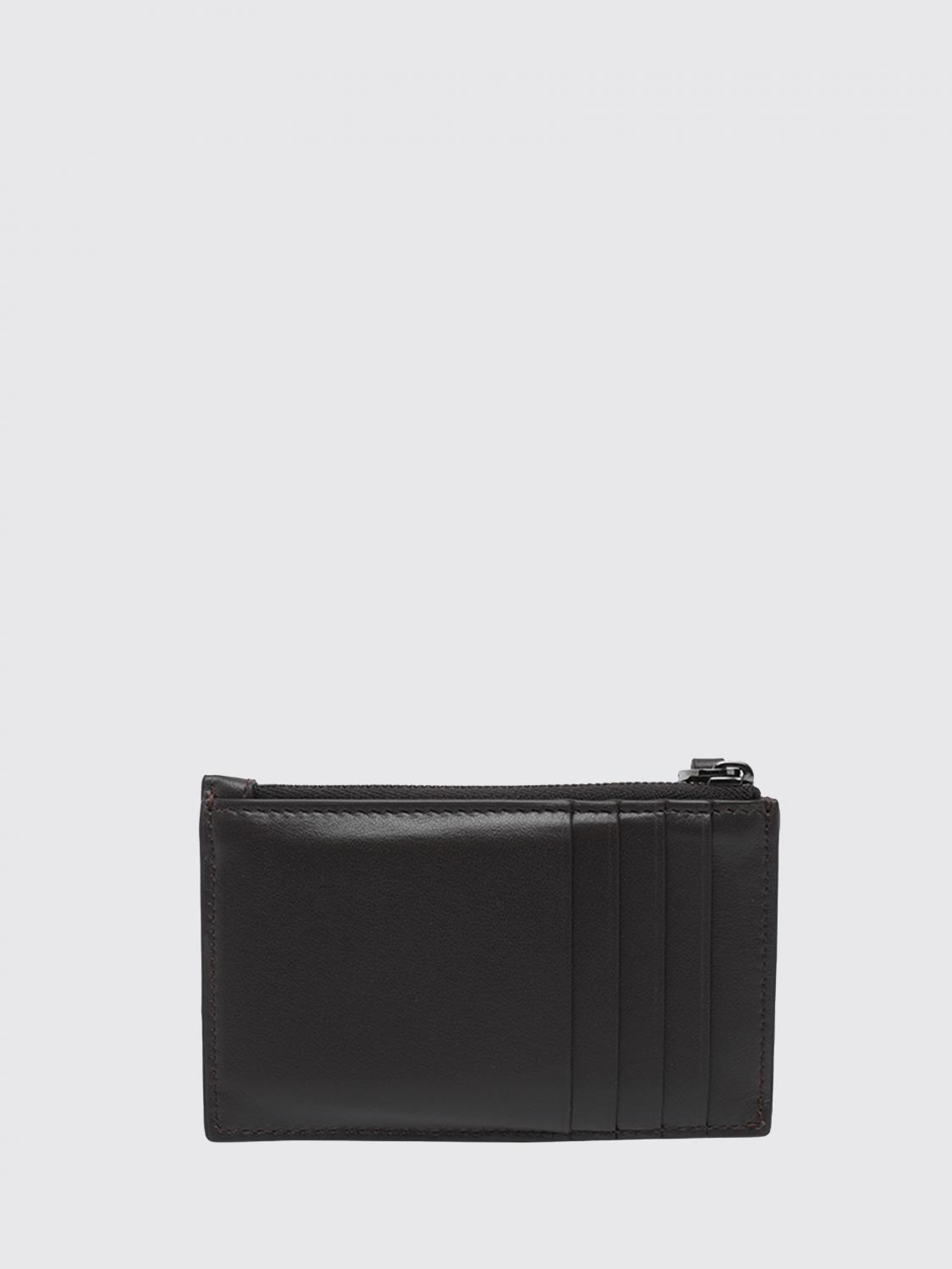 BRUNELLO CUCINELLI 財布: Brunello Cucinelli レザーカードホルダー, ブラウン - Img 2