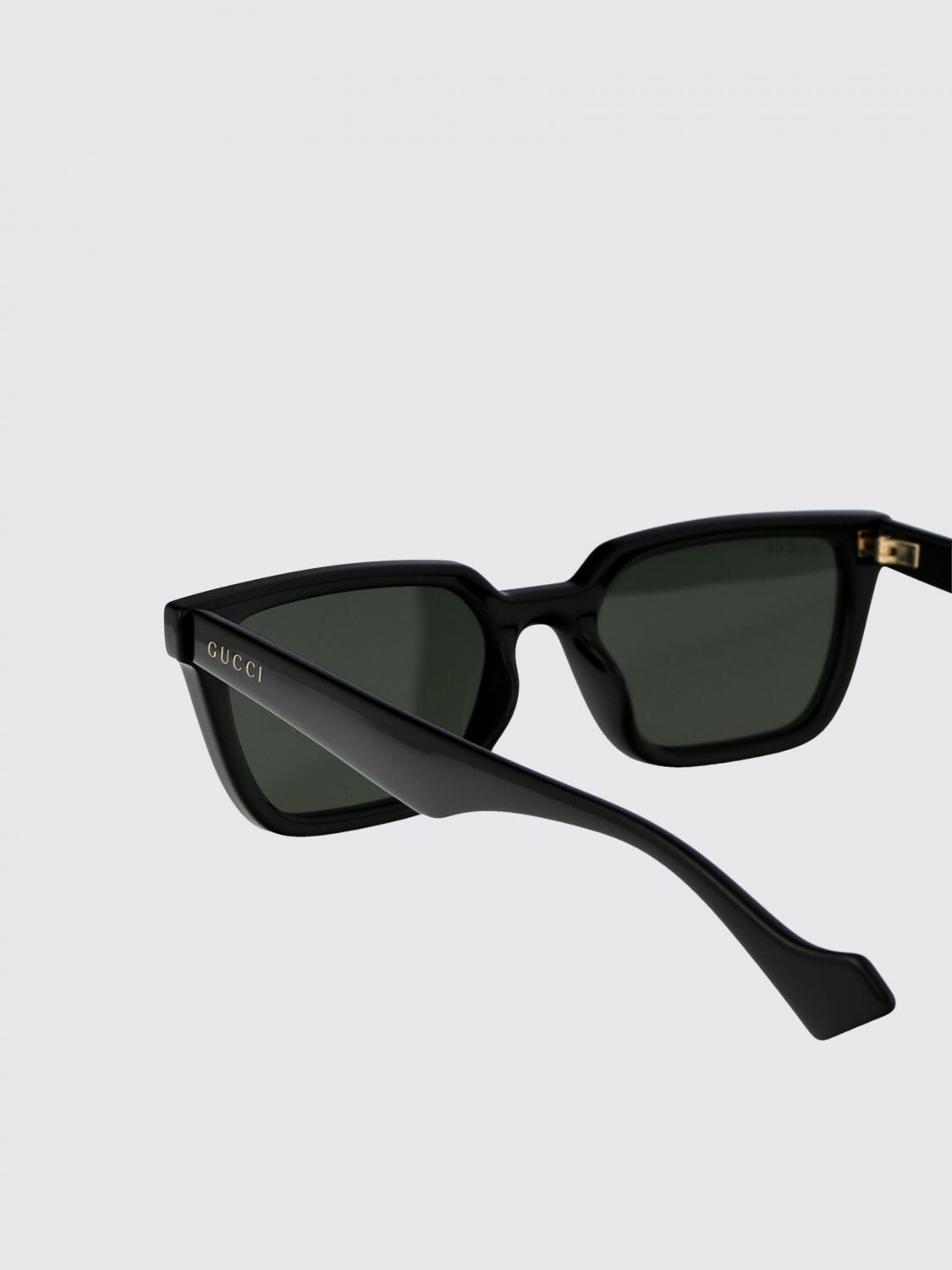 GUCCI OCCHIALI DA SOLE: Occhiali da sole GG1539S Gucci in acetato , Nero - Img 4