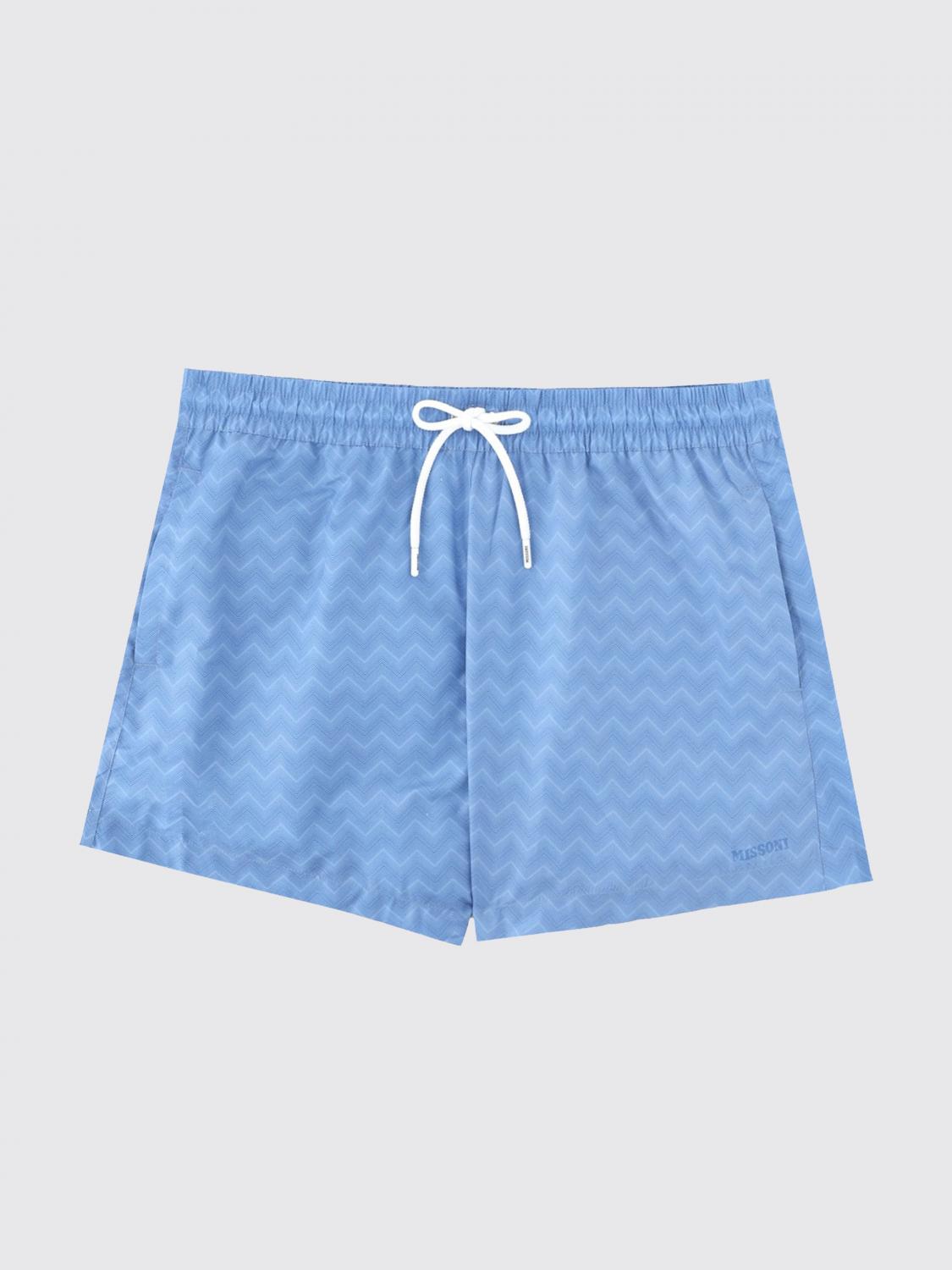 MISSONI BADEMODE: Missoni Polyester-Badeanzug mit Zickzackmuster, Blau - Img 2