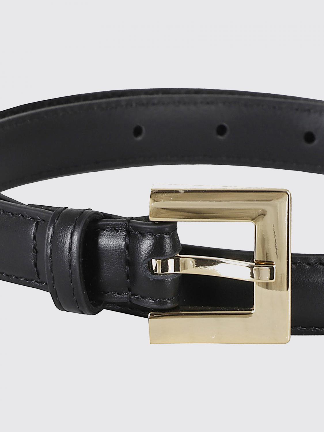 ANINE BING CINTURA: Cintura Anine Bing in pelle , Nero - Img 2