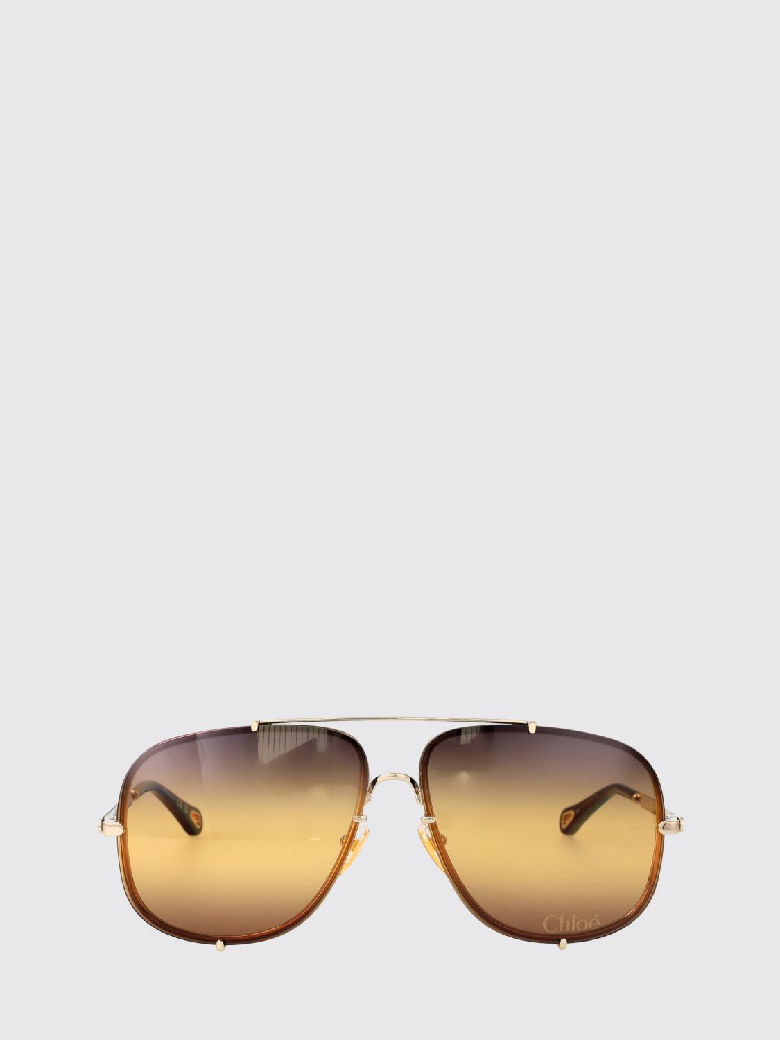 CHLOÉ SONNENBRILLE: CH0348S Sonnenbrille aus Metall Chloé, Gold - Img 2