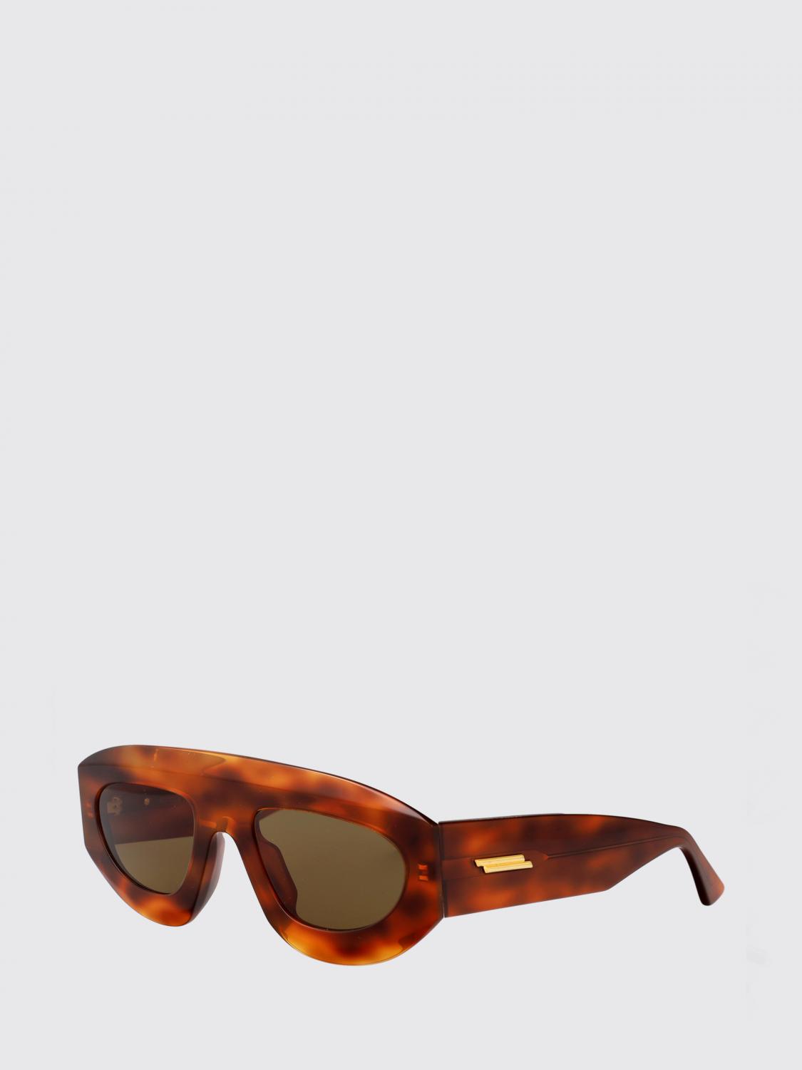 BOTTEGA VENETA 선글라스: Bottega Veneta 아세테이트 선글라스, 브라운 - Img 1