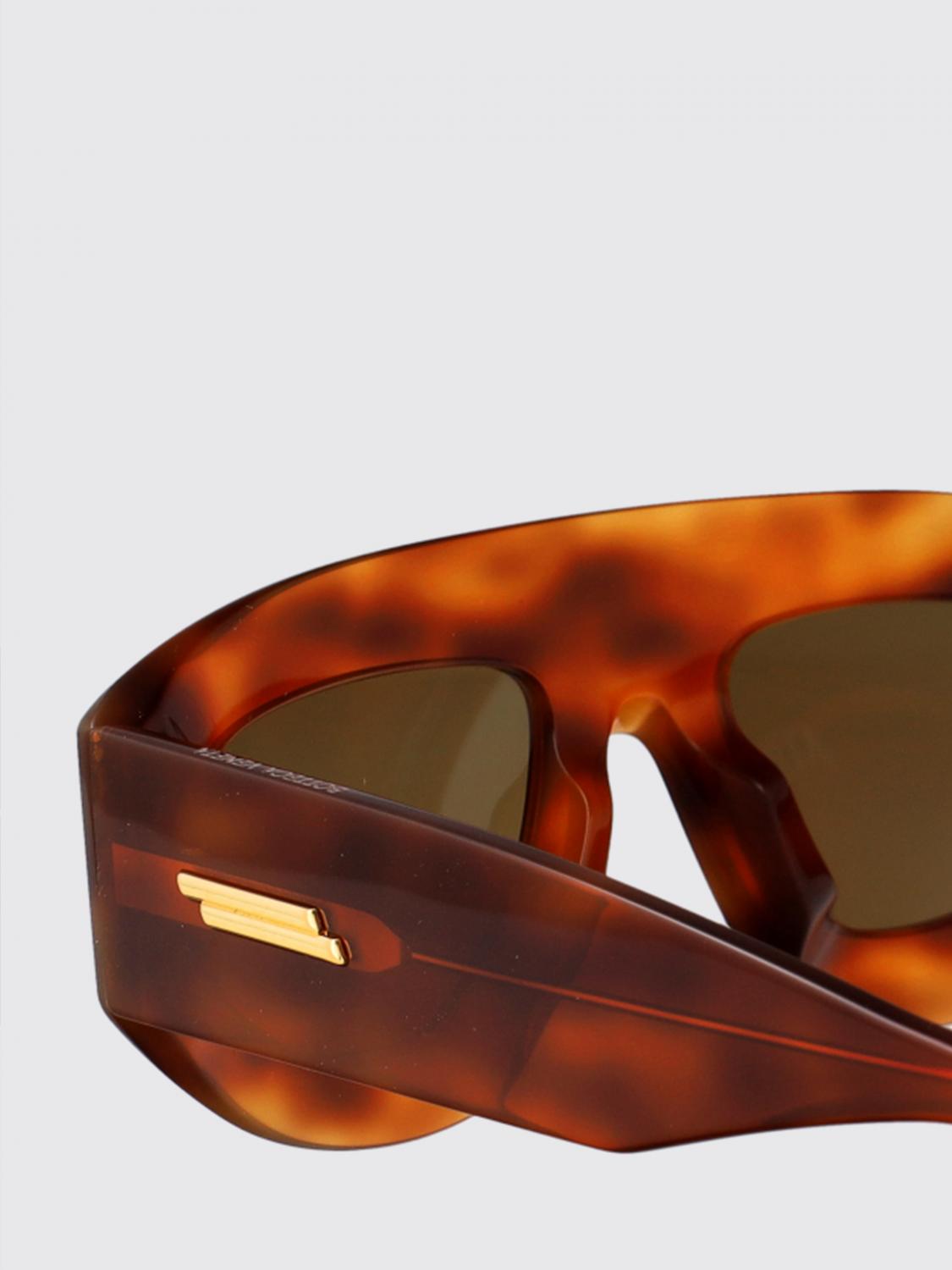 BOTTEGA VENETA 선글라스: Bottega Veneta 아세테이트 선글라스, 브라운 - Img 4