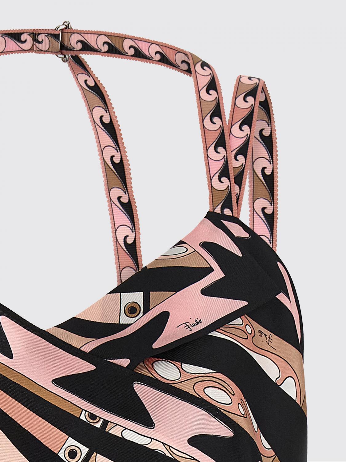 PUCCI TOP: Top di seta stampato Pucci, Rosa - Img 4