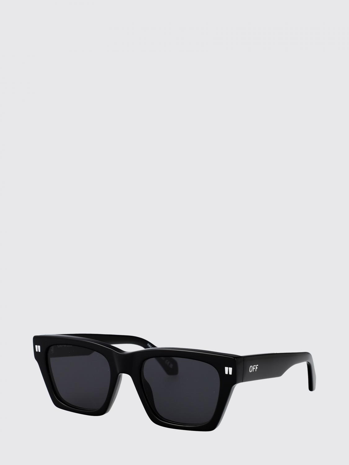 OFF-WHITE 선글라스: Off-White Valdez 아세테이트 선글라스, 블랙 - Img 1