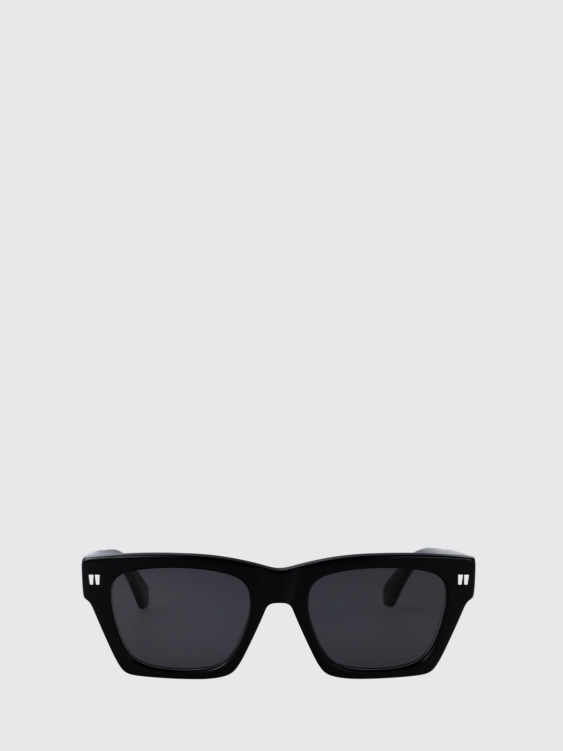 OFF-WHITE 선글라스: Off-White Valdez 아세테이트 선글라스, 블랙 - Img 2