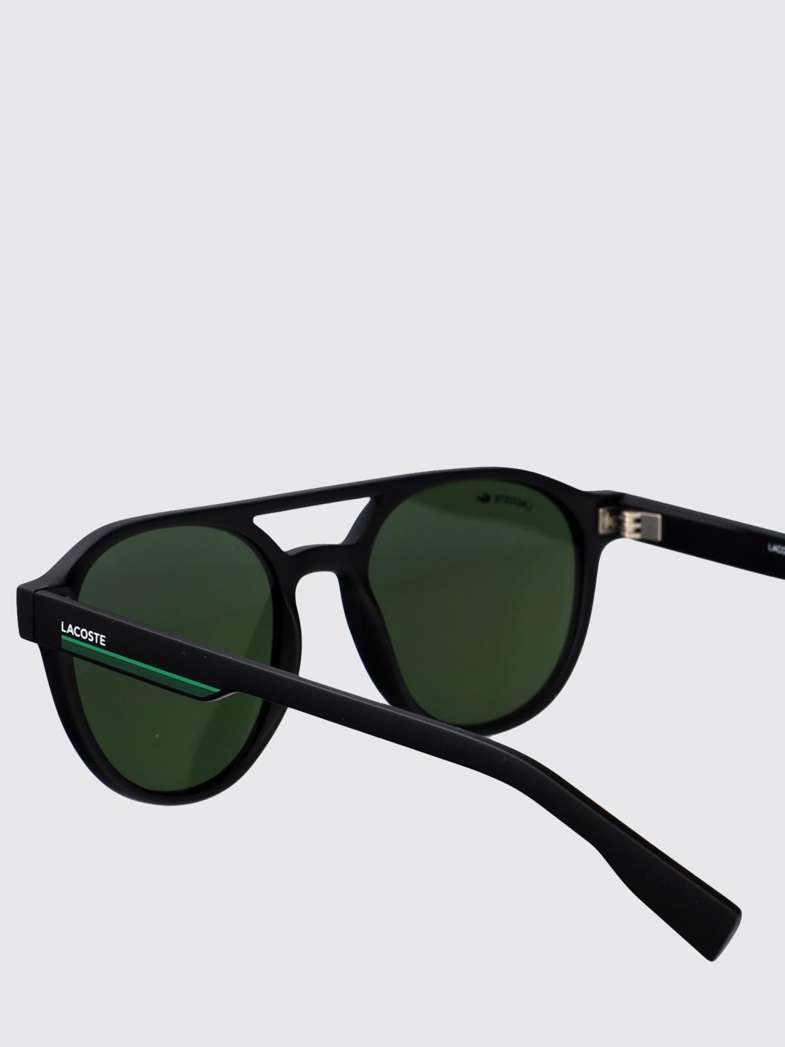 LACOSTE サングラス: Lacoste L6008SN アセテートサングラス, ブラック - Img 4
