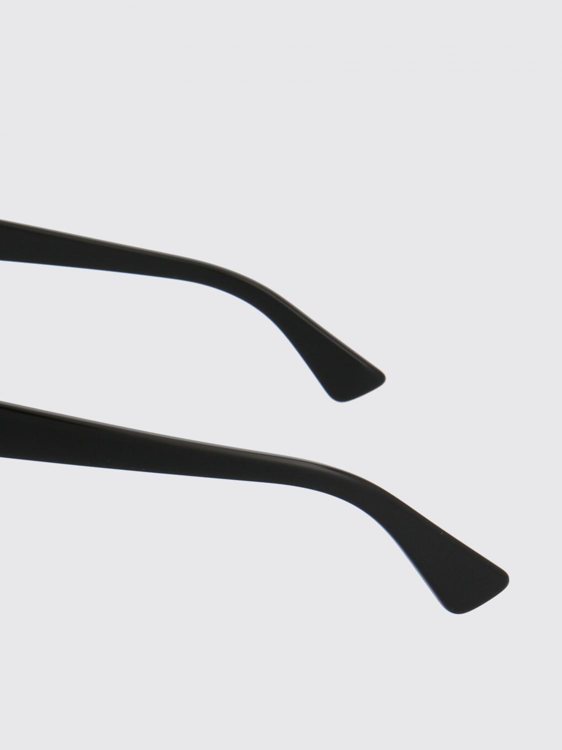 MOSCHINO OCCHIALI DA SOLE: Occhiali da sole Moschino in acetato con micro borchie applicate , Nero - Img 3