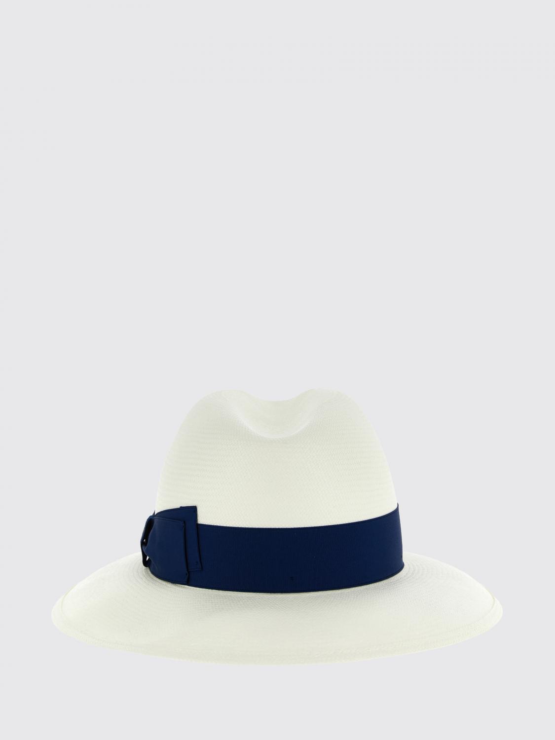 BORSALINO 모자: Borsalino 아메데오 라피아 모자, 블루 - Img 2