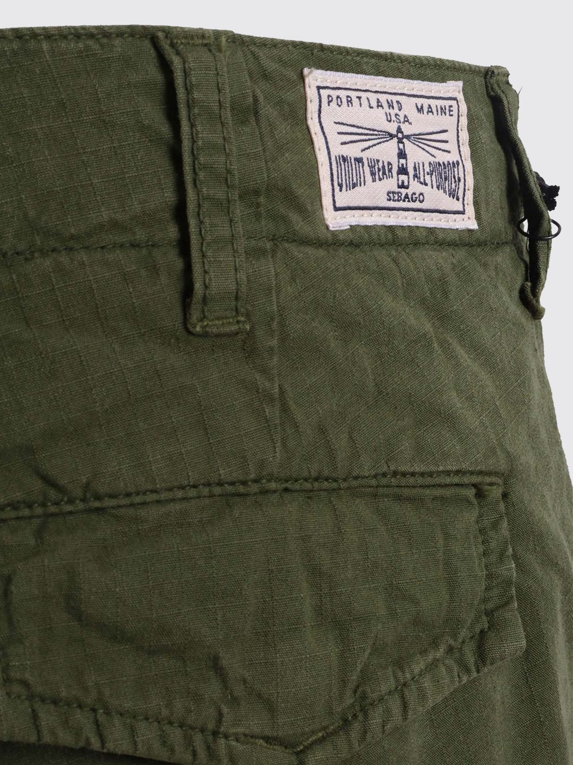 SEBAGO SHORTS: Pants men Sebago, Green - Img 4
