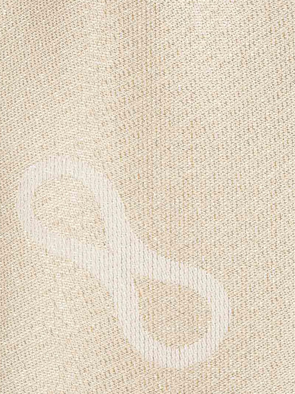 TWINSET SCIARPA: Sciarpa Twinset in misto viscosa con logo jacquard , Corda - Img 3
