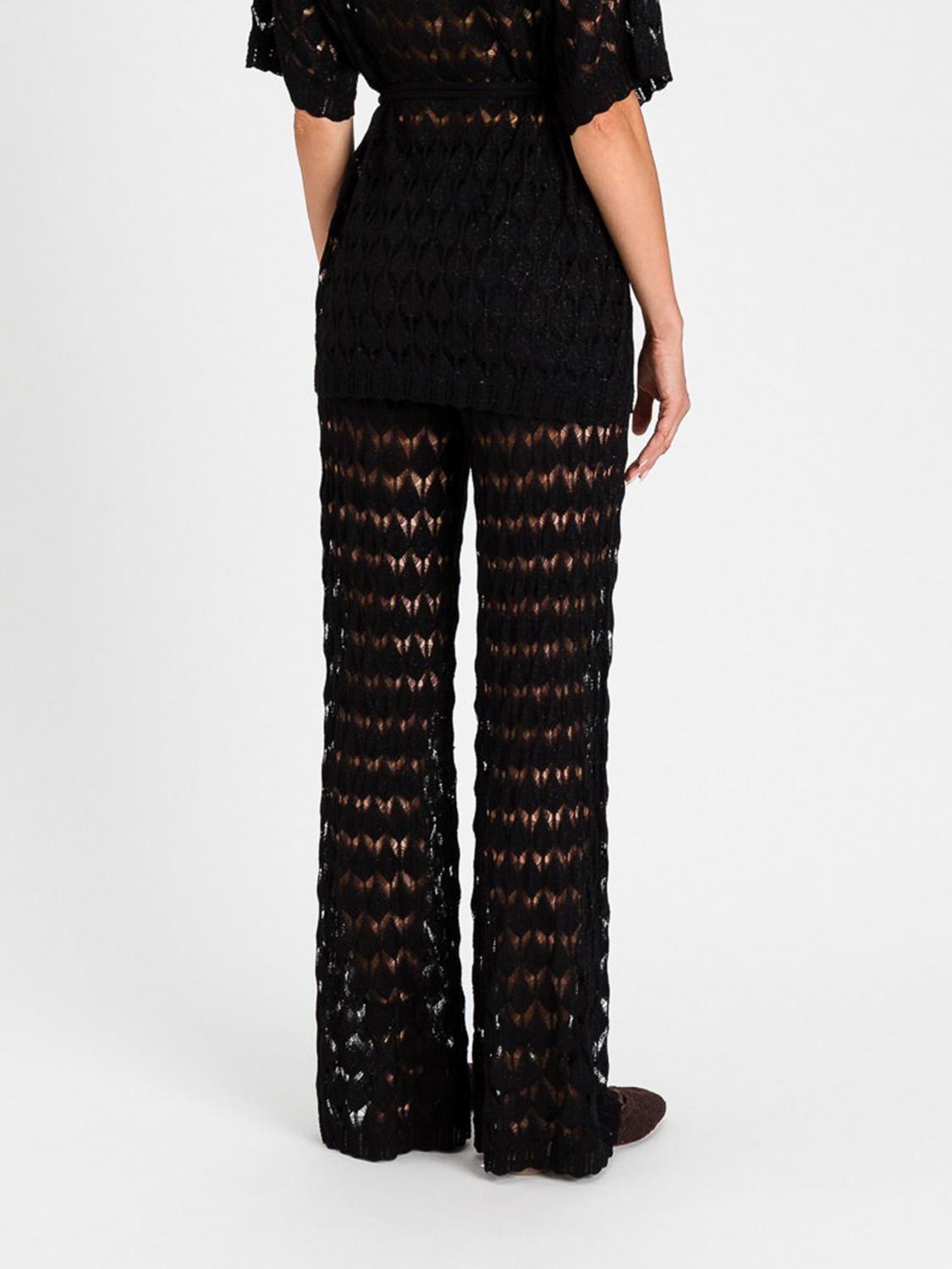 TWINSET U&B PANTALONI: Pantaloni Twinset U&B in misto viscosa , Nero - Img 3