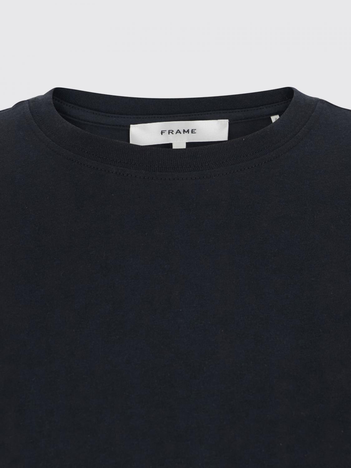 FRAME T-SHIRTS: T-shirt in cotone Frame, Nero - Img 4
