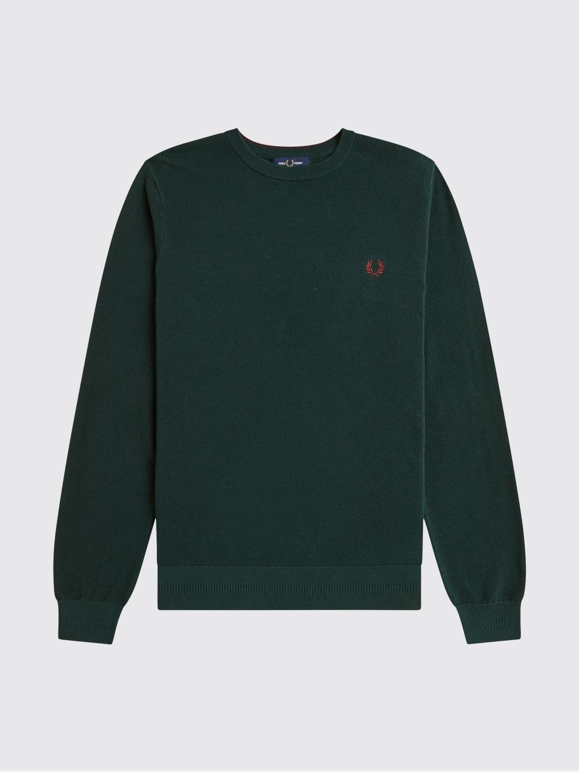 FRED PERRY PULL: Pull homme Fred Perry, Vert - Img 2