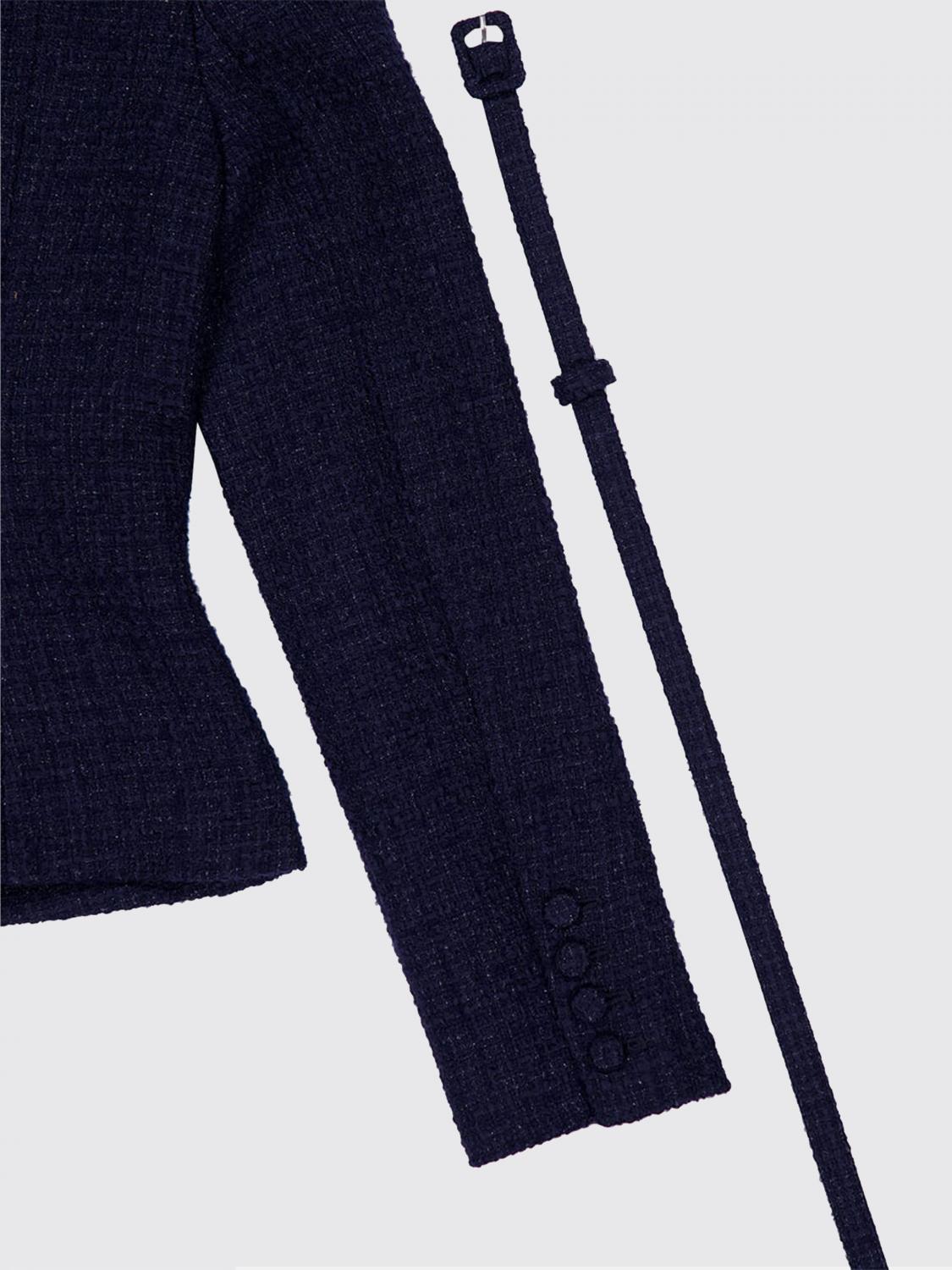 ROLAND MOURET TOP: Top in misto lana Roland Mouret, Blue Navy - Img 5