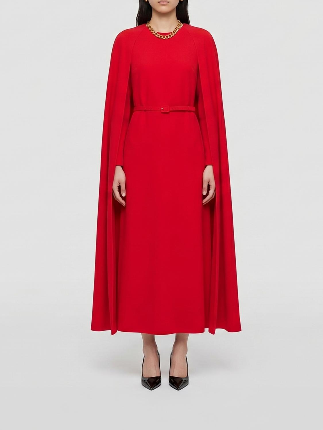 roland mouret midi dress Roland Mouret Asymmetric Crepe Midi Dress