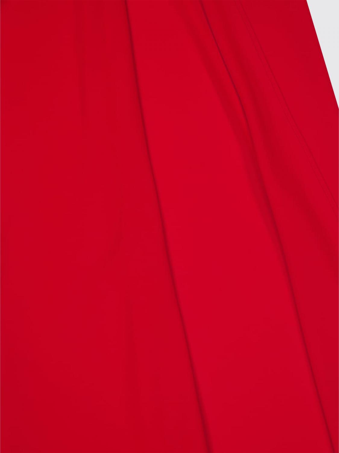 ROLAND MOURET ABITO: Abito a cappa midi Roland Mouret in crêpe, Rosso - Img 6