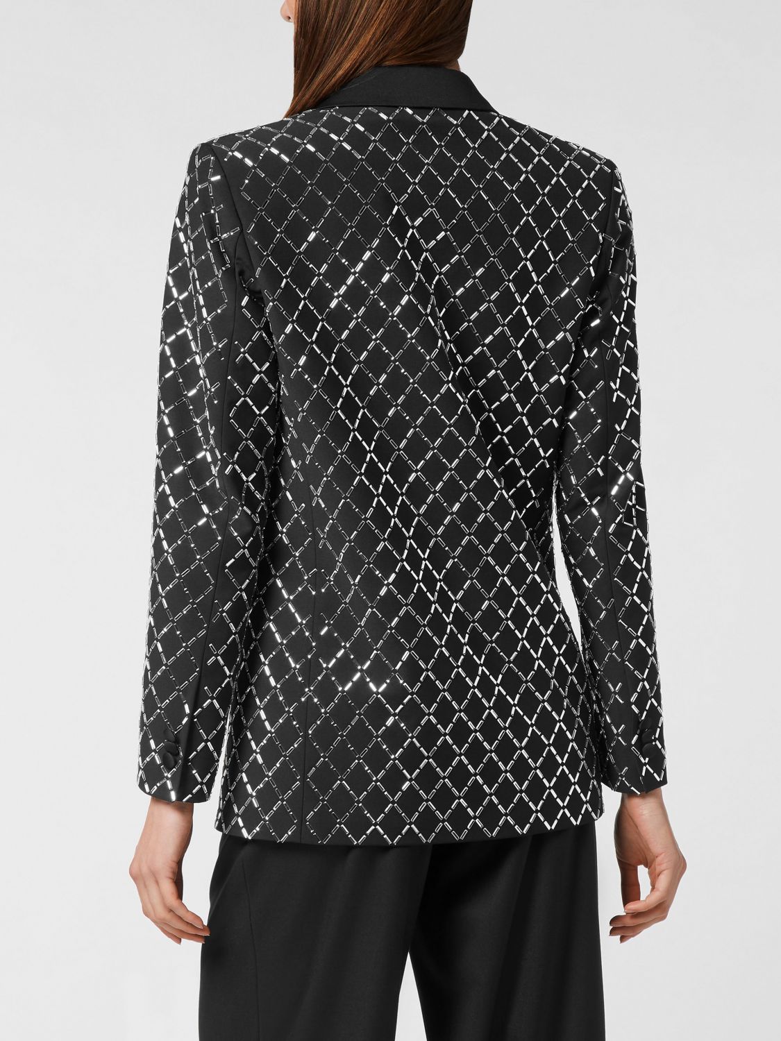 PHILIPP PLEIN BLAZER: Blazer donna Philipp Plein, Nero - Img 3