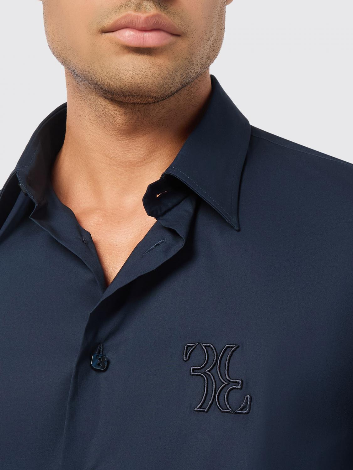 BILLIONAIRE CAMICIA: Camicia classica Billionaire in cotone, Blue Navy - Img 4