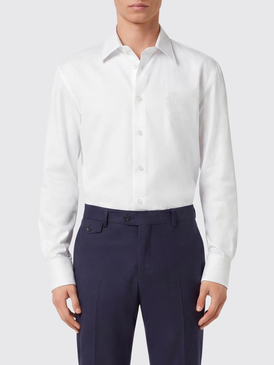 BILLIONAIRE CAMICIA: Camicia classica Billionaire in cotone , Bianco - Img 1