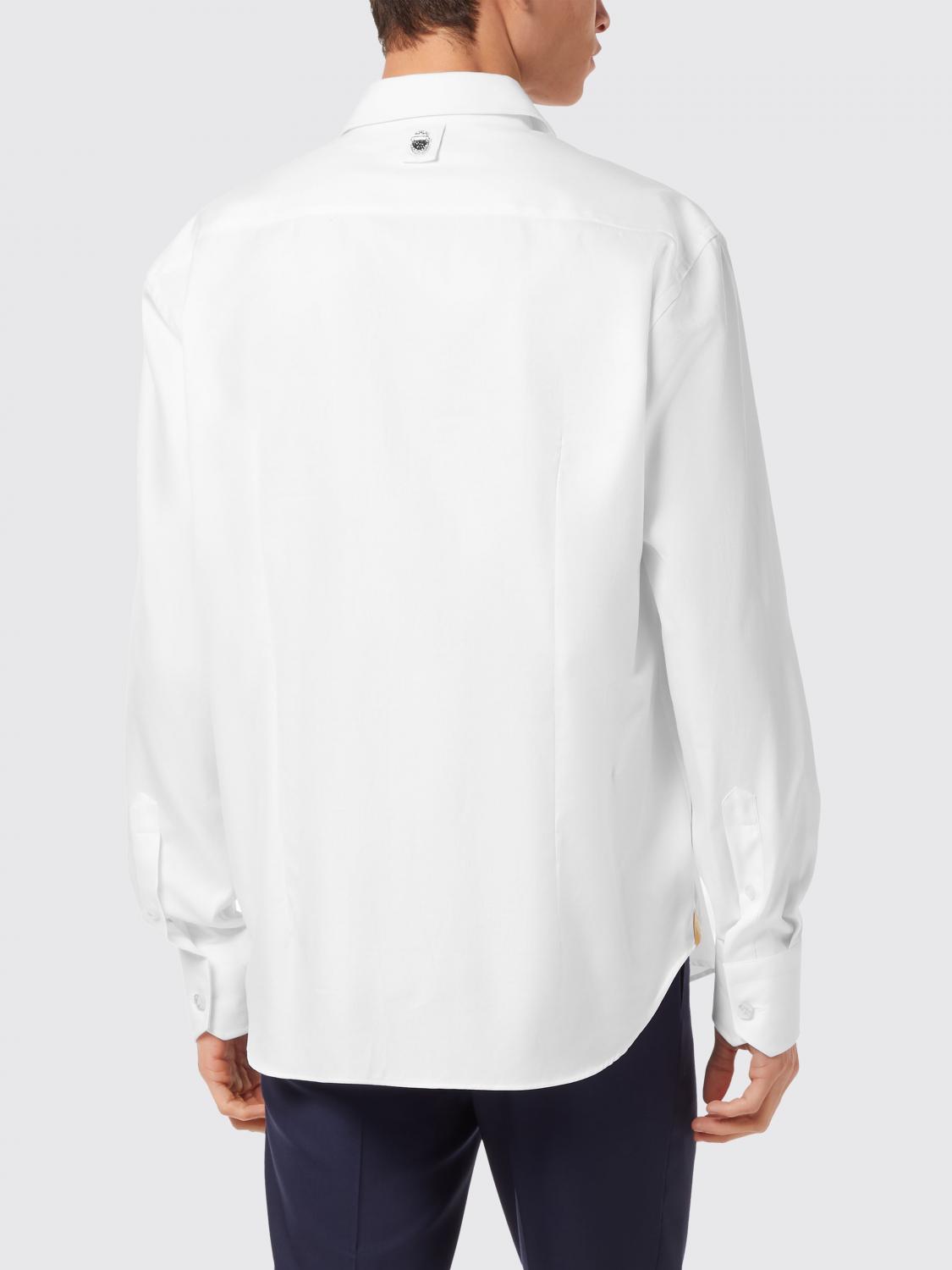 BILLIONAIRE CAMICIA: Camicia classica Billionaire in cotone , Bianco - Img 2
