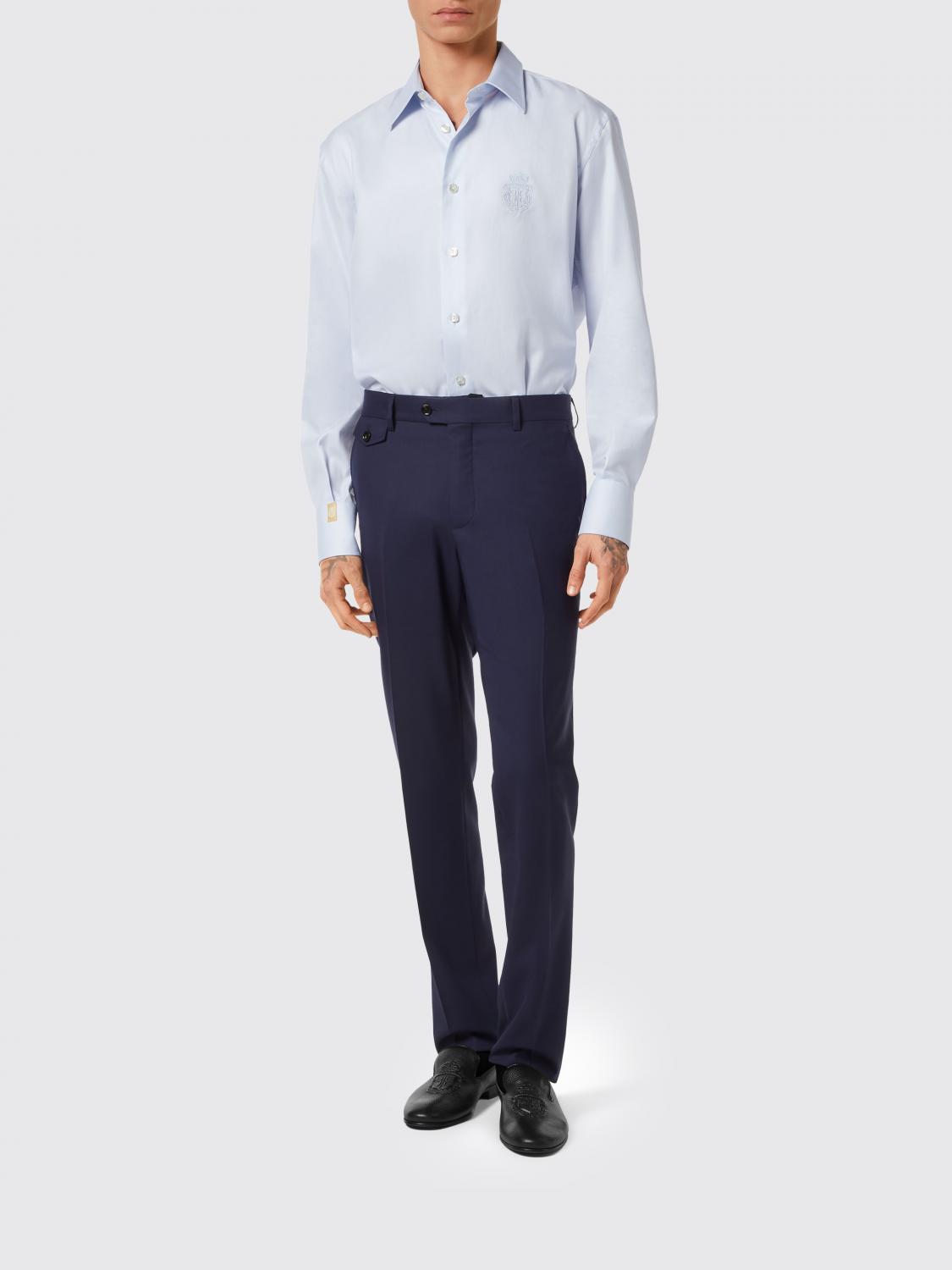 BILLIONAIRE CAMICIA: Camicia classica Billionaire in cotone , Turchese - Img 2