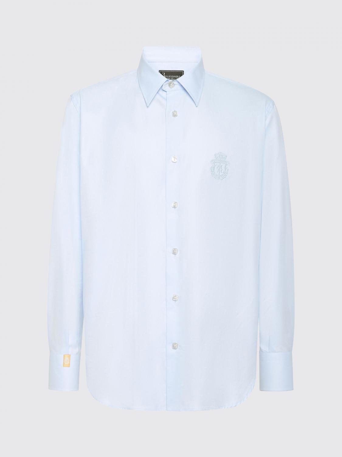 BILLIONAIRE CAMICIA: Camicia classica Billionaire in cotone , Turchese - Img 5