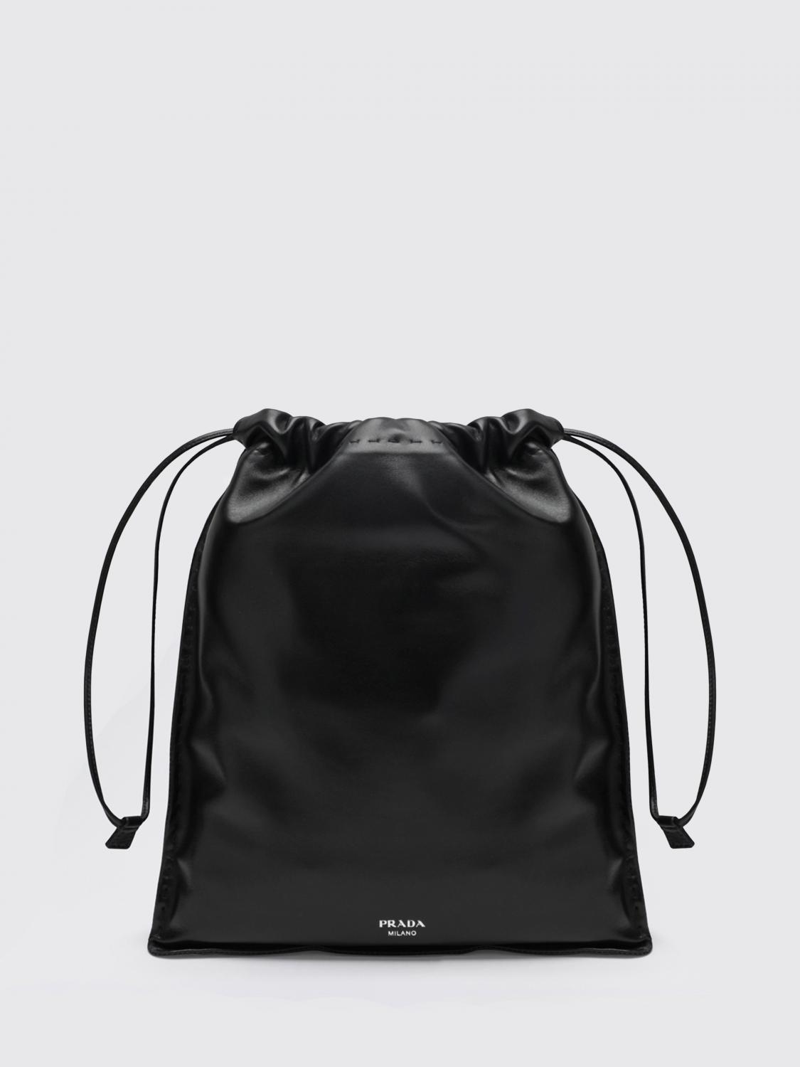 PRADA BORSA A MANO: Borsa Wish Prada in nappa , Nero - Img 1