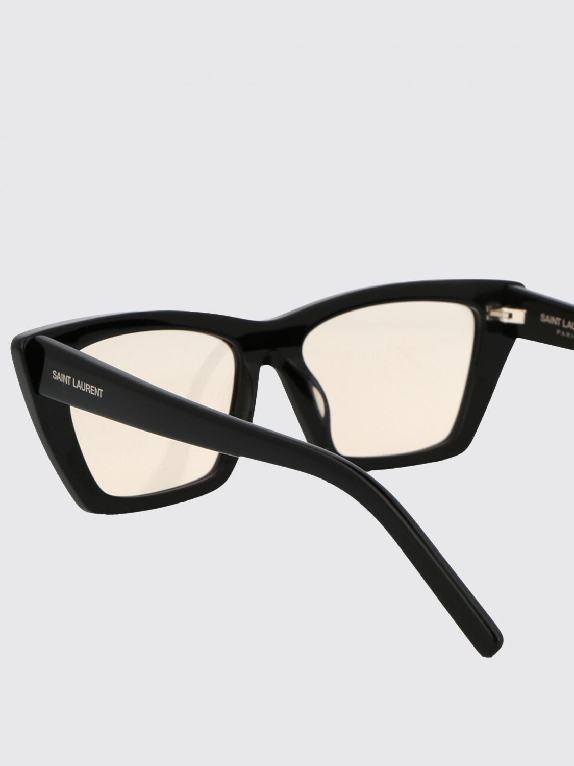 SAINT LAURENT OCCHIALI DA SOLE: Occhiali da sole SL 276 Saint Laurent in acetato , Nero - Img 4