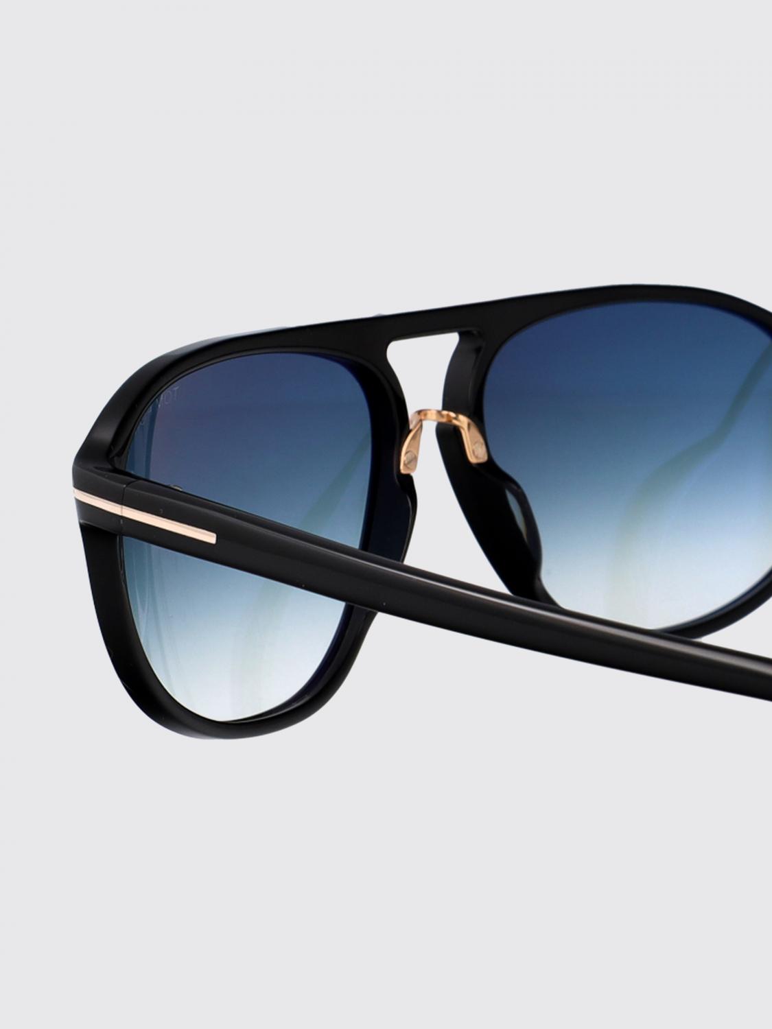 TOM FORD サングラス: Tom Ford FT0447 アセテートサングラス, ブラック - Img 4