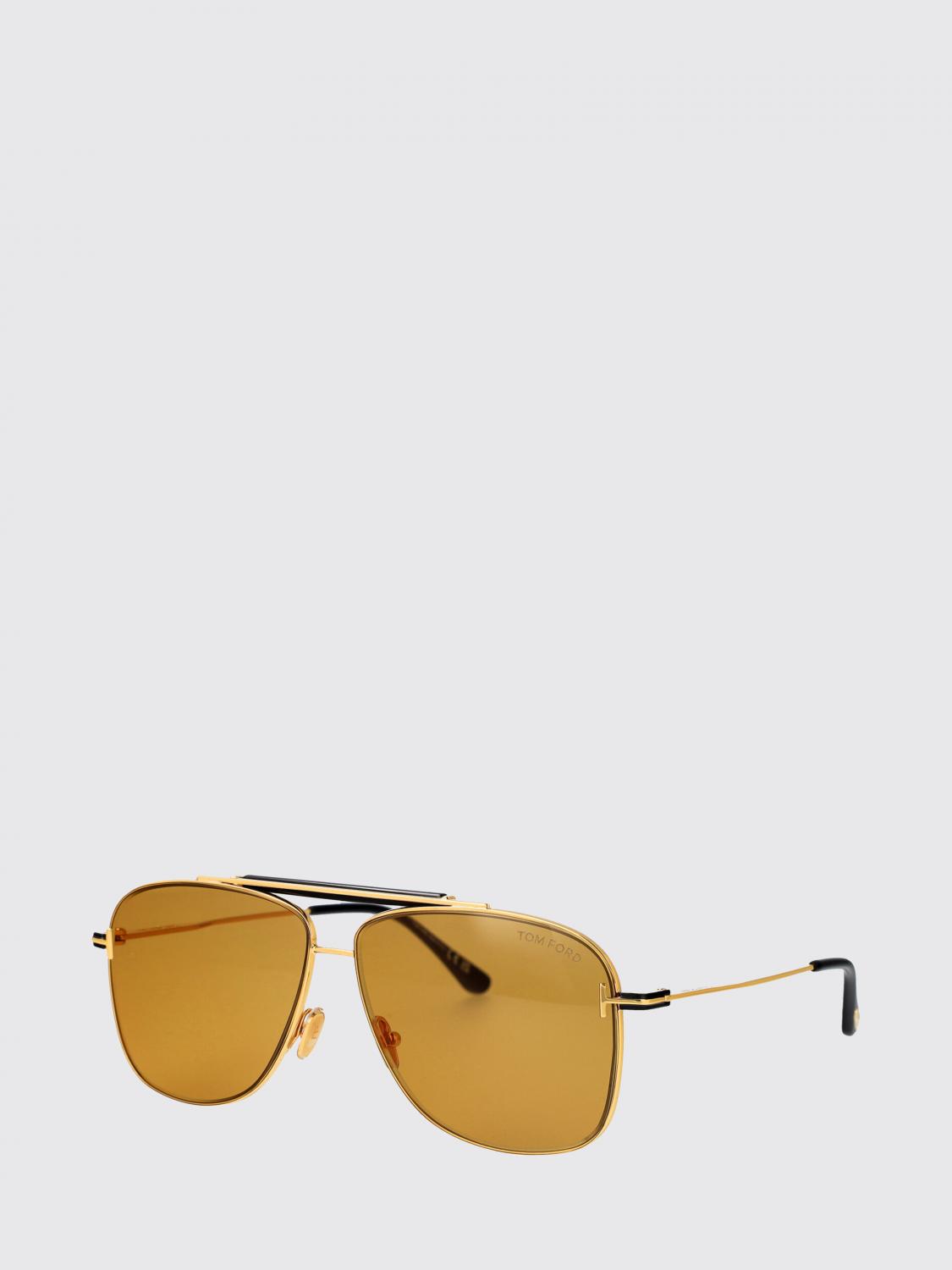 TOM FORD サングラス: Tom Ford FT1017 メタルサングラス, ブラウン - Img 1