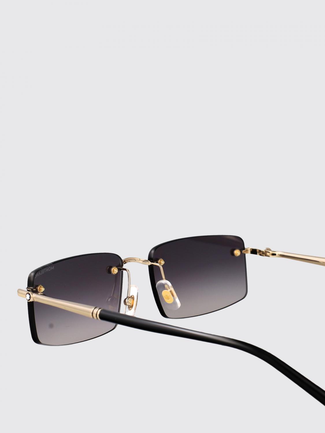 MONTBLANC サングラス: Montblanc MB0443S メタルとアセテートのサングラス, グレー - Img 4