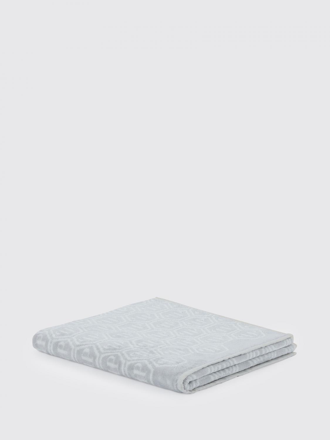 PHILIPP PLEIN BATH AND BEACH TOWELS: Beach towel men Philipp Plein, White - Img 1
