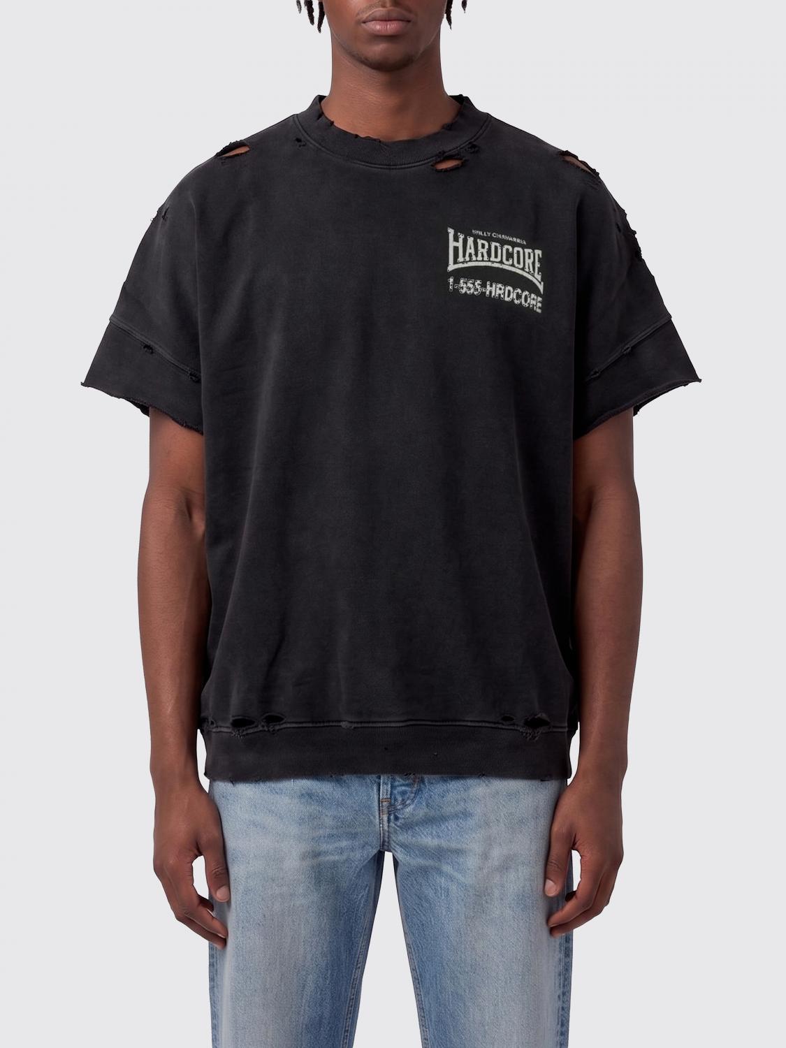 WILLY CHAVARRIA CAMISETA: Camiseta de algodón estampada Hardcore Willy Chavarria, Negro - Img 1