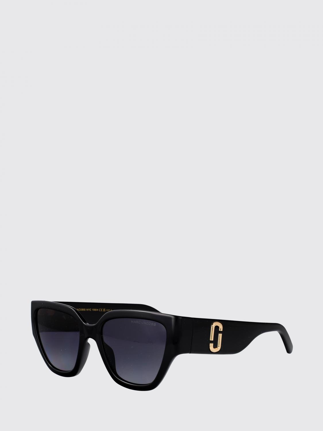 MARC JACOBS OCCHIALI DA SOLE: Occhiali da sole Marc Jacobs in acetato , Nero - Img 1
