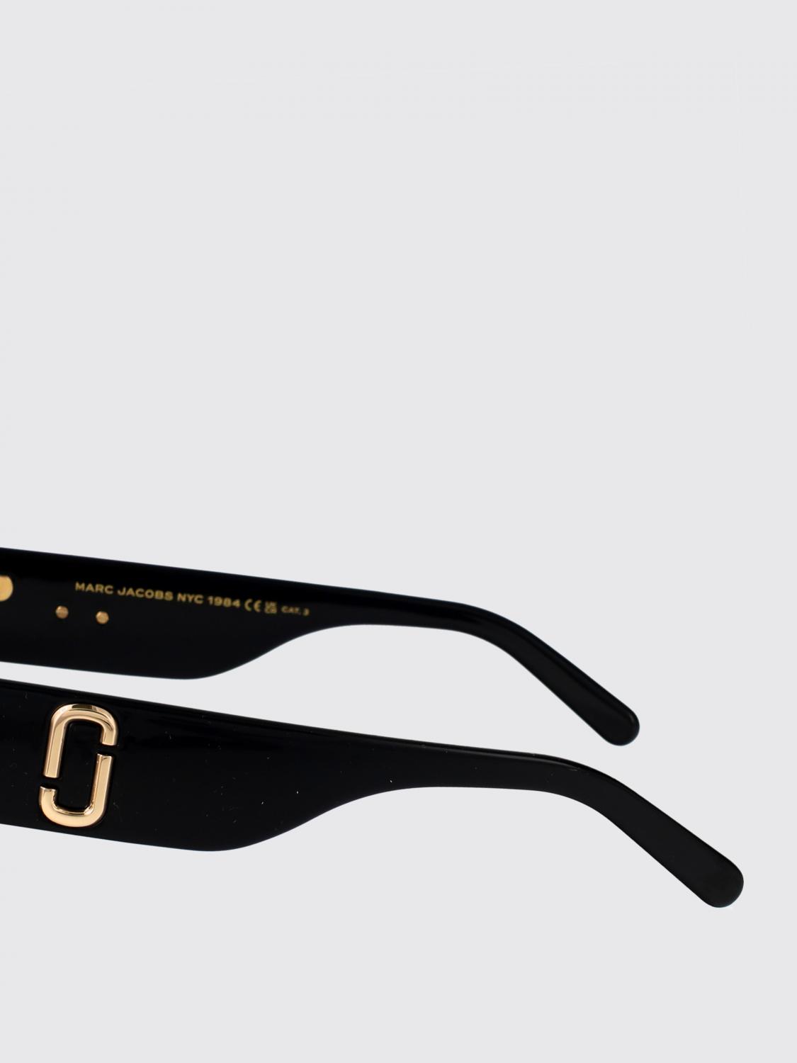 MARC JACOBS OCCHIALI DA SOLE: Occhiali da sole Marc Jacobs in acetato , Nero - Img 3