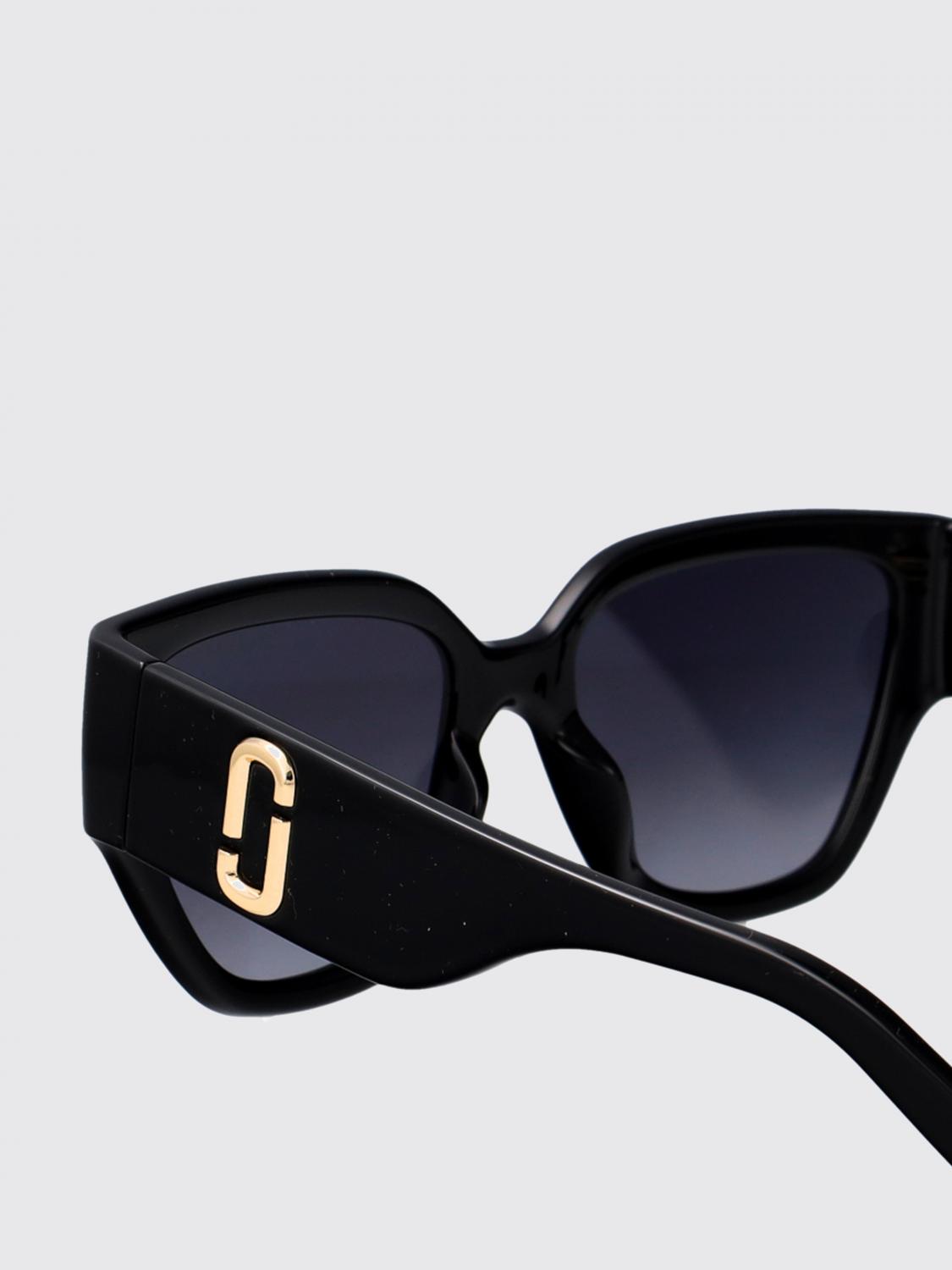 MARC JACOBS OCCHIALI DA SOLE: Occhiali da sole Marc Jacobs in acetato , Nero - Img 4